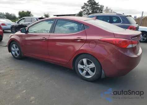 2013 Hyundai Elantra Gls from USA, damaged, VIN 5NPDH4AE1DH420208